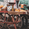 7. Roasted peanuts and sweet corn carts