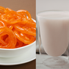 4. Jalebi with hot milk