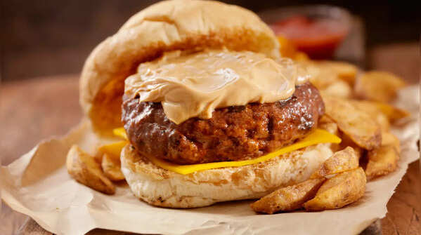 Peanut butter on burgers