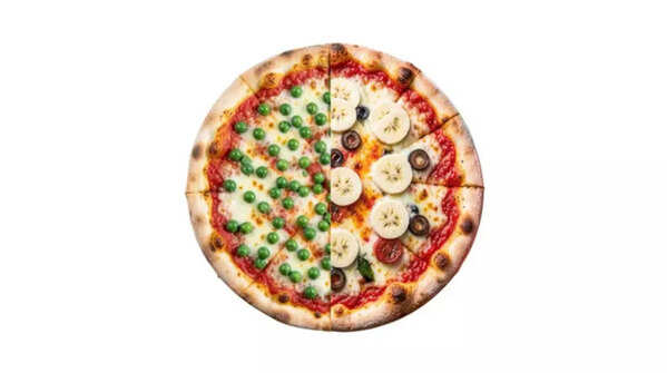Pizza Toppings: Peas or bananas