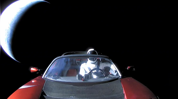 The electric sports car that went into orbit