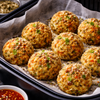 Vegetable rice balls
