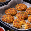Crispy masala rice cakes