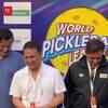 Article image for: Former Cricketer <i class="tbold">sunil gavaskar</i> Enjoys A Lively Pickleball Event With Son Rohan By His Side