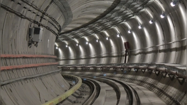 Nagawara Underground Station Nears Completion