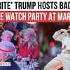 Article image for: Viral Video Shows <i class="tbold">Bad Bunny</i>'s Halftime Show Playing At Trump's Super Bowl Watch Party