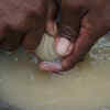 Drain out the excess water