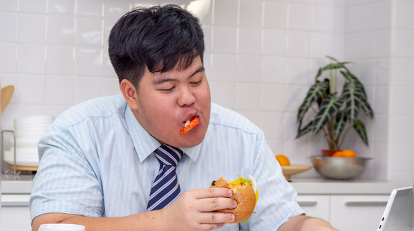 2. Eating heavy or cold food