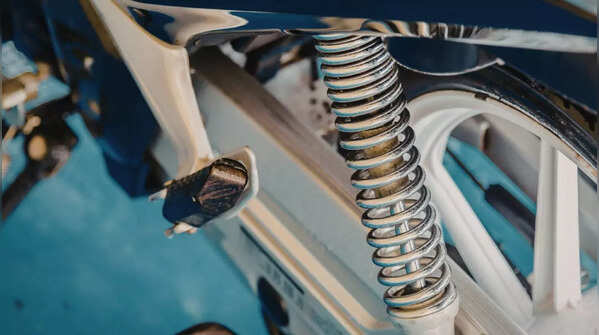 High-quality suspension and tires absorb bumps