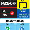 SA vs AFG Live Score: Head-to-Head