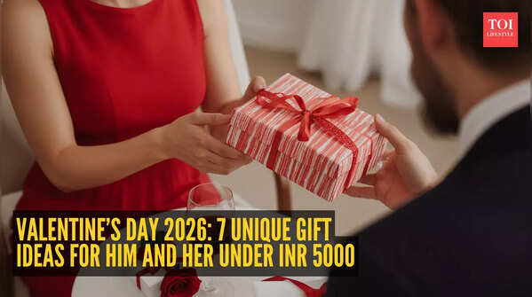 Valentine’s Day 2026: 7 unique gift ideas for him and her under INR 5000
