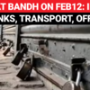 Article image for: Bharat Bandh On Feb 12, Union Budget Impact On Infra, US Bill To End H1-B And More