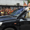Grand arrival in Thiruvananthapuram