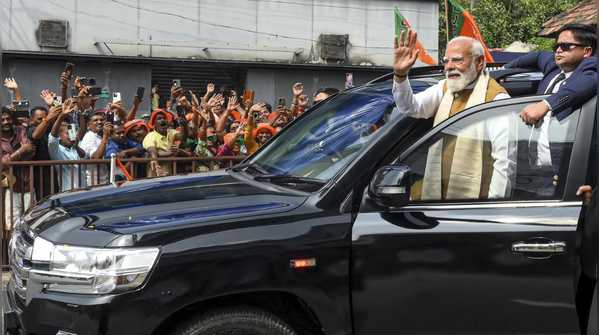 Grand arrival in Thiruvananthapuram