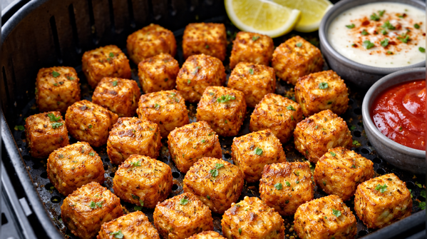 5. Tofu popcorn bites (approx. 170 calories per serving)