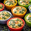 3. Air fryer egg bites (approx. 160 calories for 2 bites)