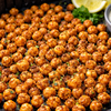 1. Crispy roasted chickpeas (approx. 180 calories per serving)