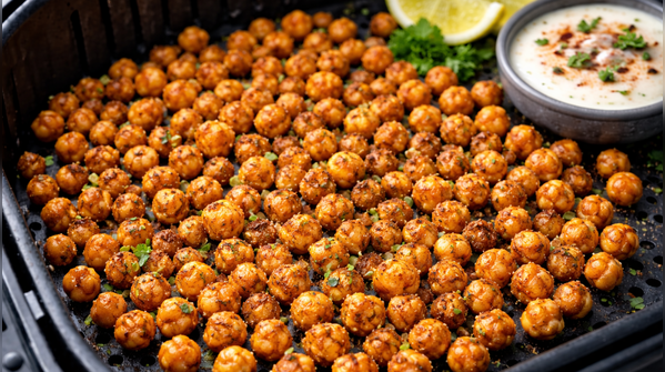 1. Crispy roasted chickpeas (approx. 180 calories per serving)