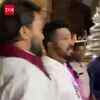 Article image for: Singer <i class="tbold">Mika Singh</i> offers prayers at Shree Jagannath Temple in Puri