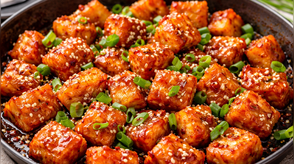 Crispy honey chilli paneer