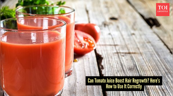 Tomato juice for hair growth