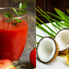 Method 2: Use the combination of tomato juice and coconut oil