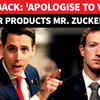 Article image for: 'Nonsense!': Hawley FORCES Zuckerberg To Apologise; Big Rewind Ahead Of <i class="tbold">social media addiction</i> Trial