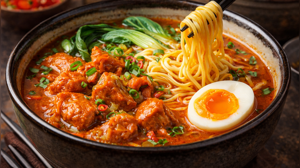 Butter chicken ramen