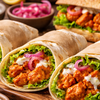 Article image for: Butter chicken wraps and sandwiches