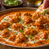 Butter chicken with naan