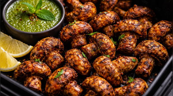 Tandoori mushrooms