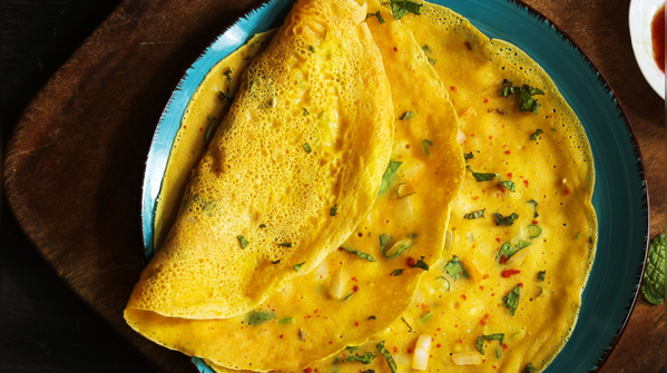 2. Besan cheela