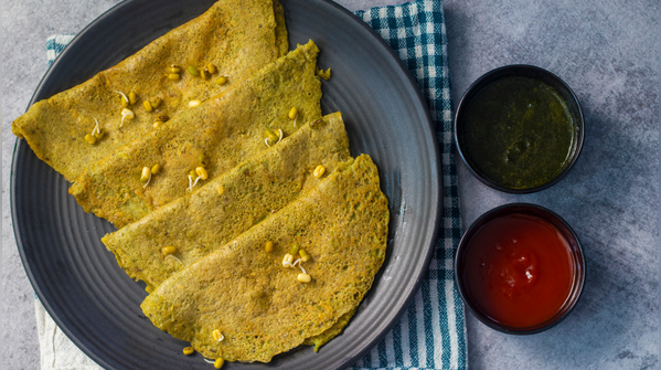 1. Moong dal chilla
