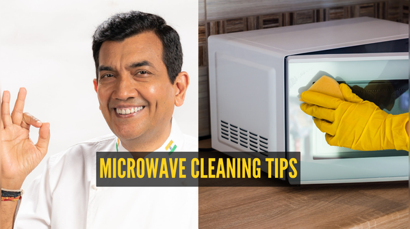 Right way of cleaning microwave