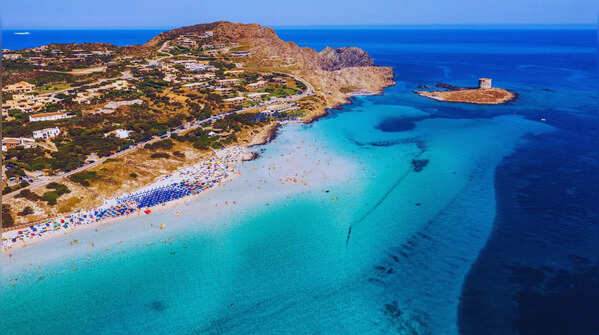 La Pelosa Beach, Sardinia, Italy