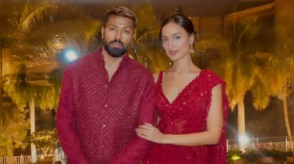Hardik Pandya and Mahieka Sharma