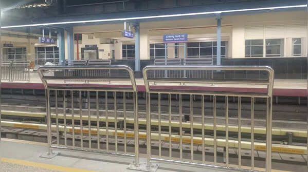 MG Road Station Yet To Receive Barricades