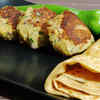 Sweet Potato Kebab and Paratha