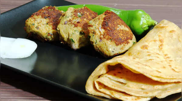 Sweet Potato Kebab and Paratha