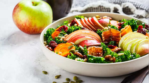 Roasted Sweet Potato and Walnut Salad