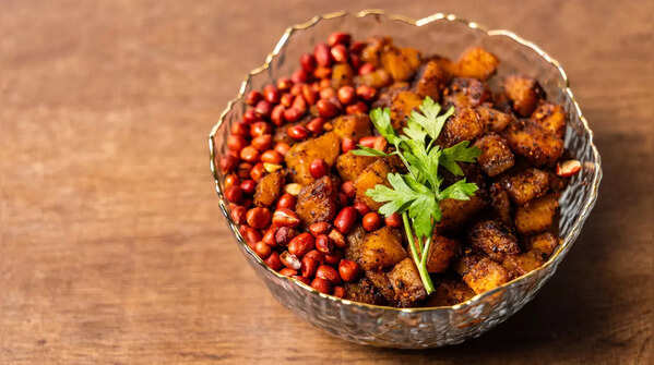 Sweet Potato and Peanut Sabzi