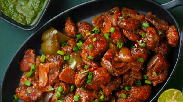 Chilli Mushroom Dry