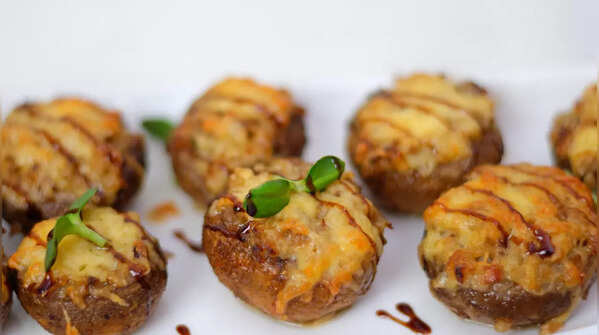 Stuffed Mushroom Caps
