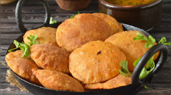 Bedai with Aloo Sabzi