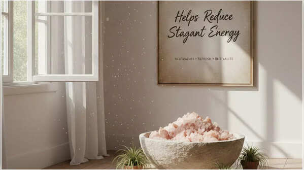 Helps reduce stagnant energy in a room