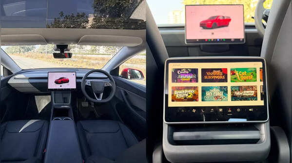 Tesla Model Y: Screens and features