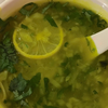Lemon coriander soup (Indian-style)