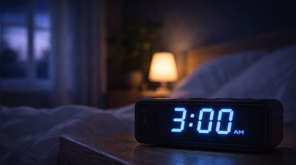 Around 3:00 a.m. The “spiritual hour”