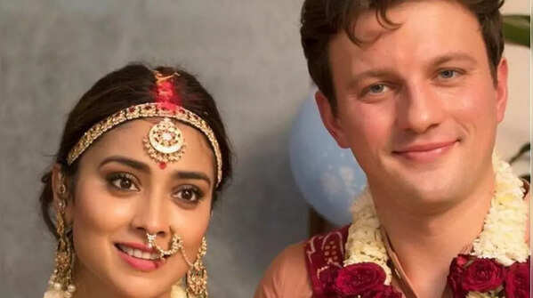 Shriya Saran and Andrei Koshcheev