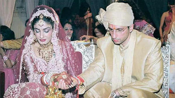 Raveena Tandon and Anil Thadani